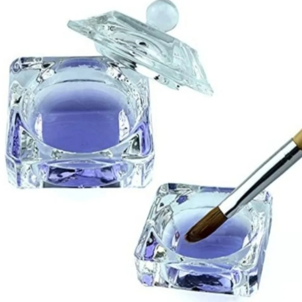 Assted Nail Supplies, Dappen Dish, Brushes & Polish